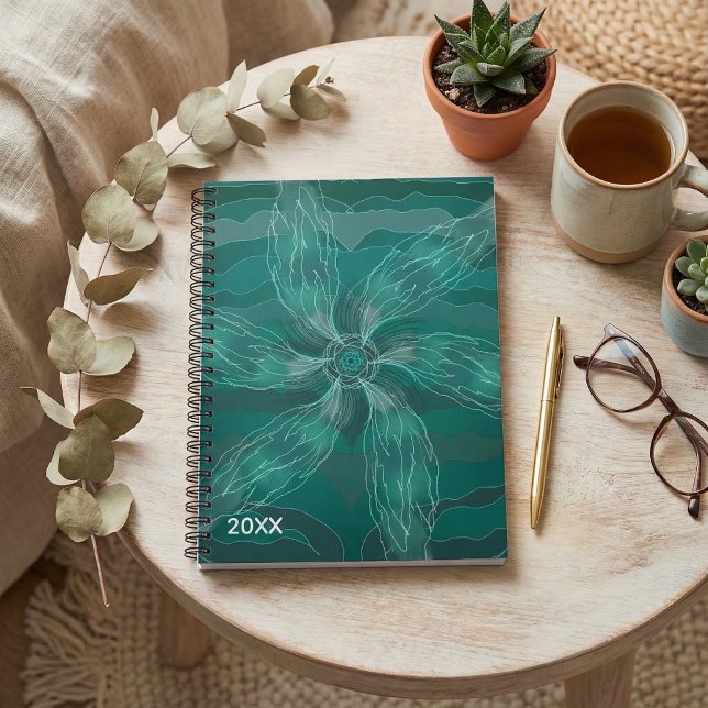 Cuaderno Abstracto floral botánico naturaleza verano (Subido por el creador)