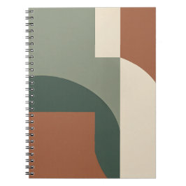 Cuaderno abstracto geométrico audaz | Notas de sal