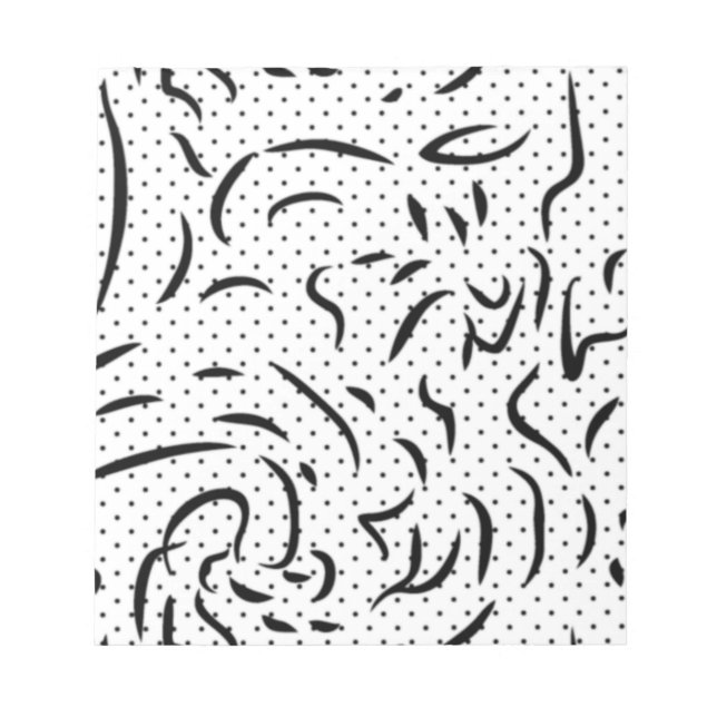 Cuaderno abstracto moderno | Regalo de escritorio  (Frente)
