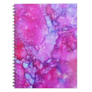 Cuaderno Abstracto - Piedra Preciosa Púrpura