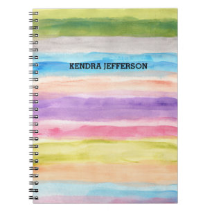 Cuaderno abstracto pintado