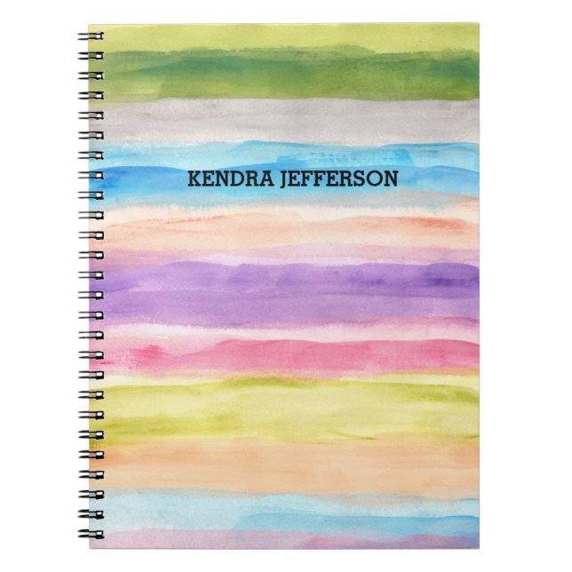 Cuaderno abstracto pintado (Frente)