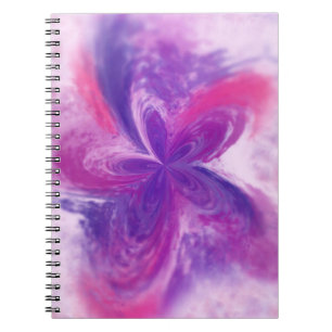 Cuaderno Abstracto Pintado Fantasía Flor acuarela