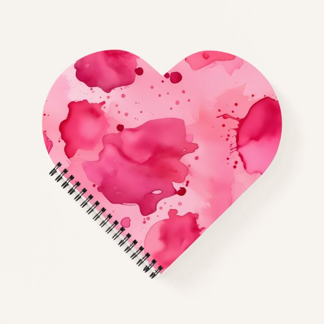 Cuaderno Abstracto Rosa sobre Rosa  (Anverso)