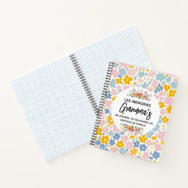 Cuaderno Abuela, abuelo y nana