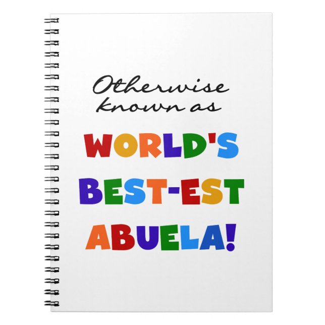 Cuaderno abuela colorsabuela (Frente)