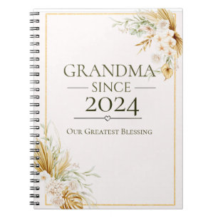 Cuaderno Abuela desde el año de costumbre nuestra mayor ben