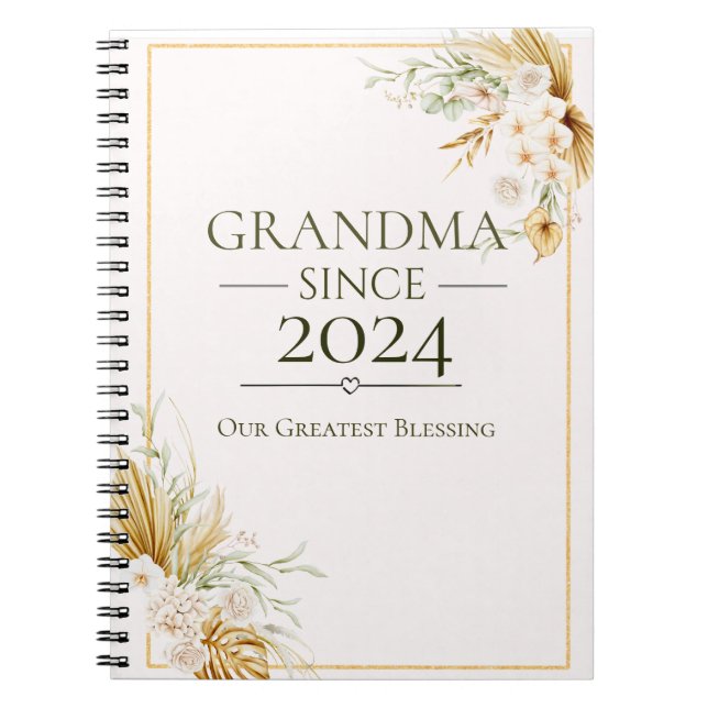 Cuaderno Abuela desde el año de costumbre nuestra mayor ben (Frente)