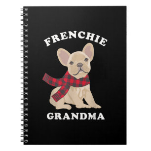 Cuaderno Abuela francesa obsequia a Bulldog francés familia