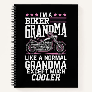 Cuaderno Abuela motociclista - Abuela en moto Abuela motoci