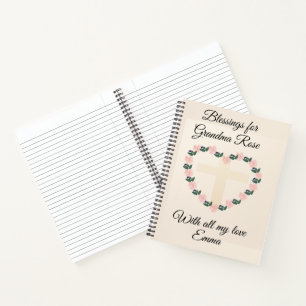 Cuaderno Abuela Notas del Corazón Floral