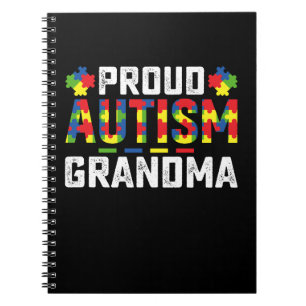 Cuaderno Abuela orgullosa del autismo concienciación famili