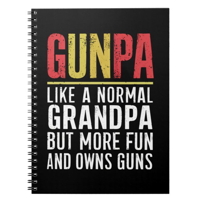 Cuaderno Abuelo como un abuelo normal pero más divertido y  (Frente)