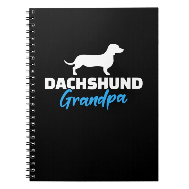 Cuaderno Abuelo de Dachshund (Frente)