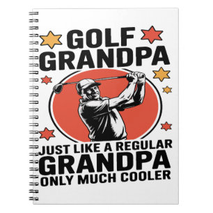 Cuaderno Abuelo de golf igual que un abuelo normal