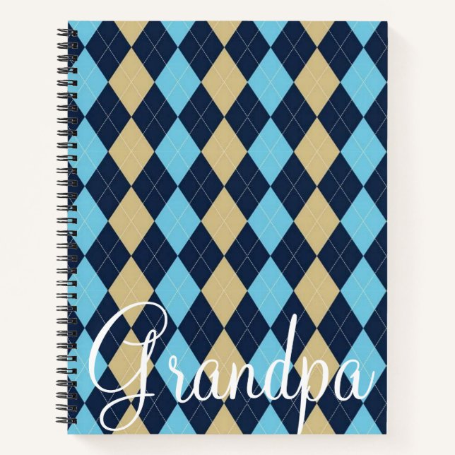 Cuaderno Abuelo de papel portátil espiral (Anverso)