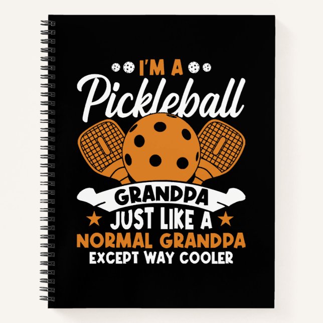 Cuaderno Abuelo Jugador Genial de Pickleball (Anverso)