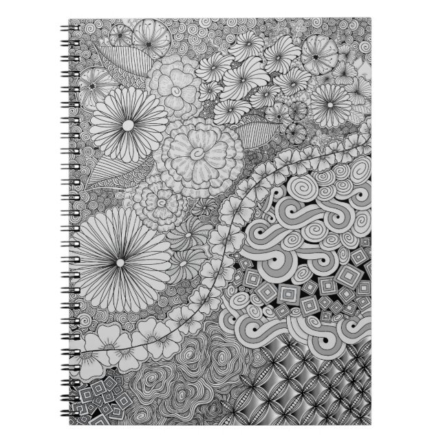 Cuaderno Abundancia en el bloc de notas Bloom (Frente)
