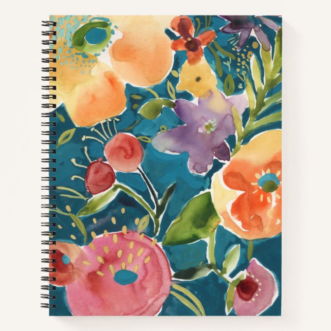 Cuaderno Abundant Florals I (Anverso)