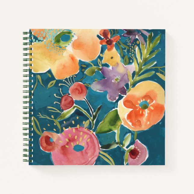 Cuaderno Abundant Florals I (Anverso)