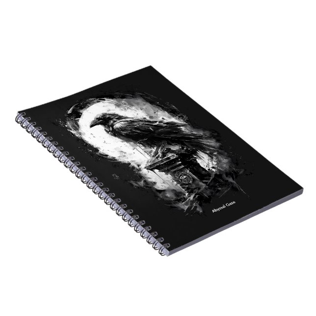 Cuaderno Abyssal Gaze Heavy Metal Raven Skull (Lado Derecho)
