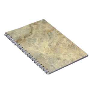 Cuaderno Acabado de mármol con vetas doradas pardas