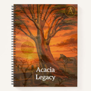 Cuaderno Acacia Legacy™: Sunset Legacy Horizontes African
