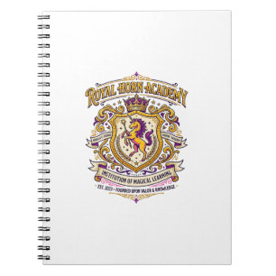 Cuaderno Academia Cuerno Real Unicornio Diseño Stylish Zazz