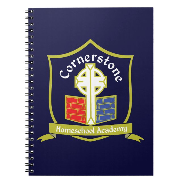 Cuaderno Academia de educación en casa Cornerstone (Frente)