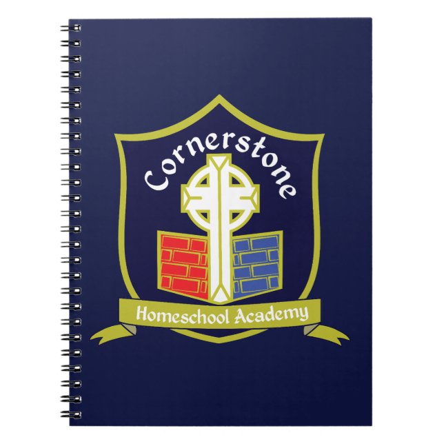 Cuaderno Academia de educación en casa Cornerstone (Frente)