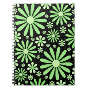 Cuaderno Academia Oscura Floral Verde Musgo Malhumorado