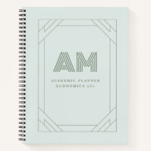 Cuaderno Académico con Monograma Personalizado Ver