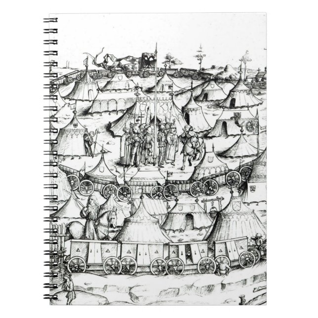 Cuaderno Acampamento militar medieval, de un libro, pub. 18 (Frente)