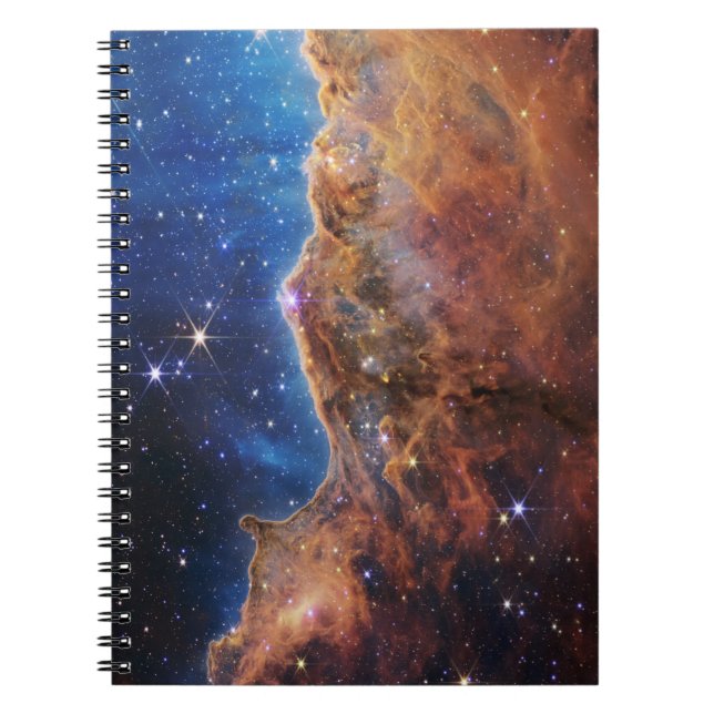 Cuaderno Acantilados cósmicos Telescopio web Carina Nebula  (Frente)