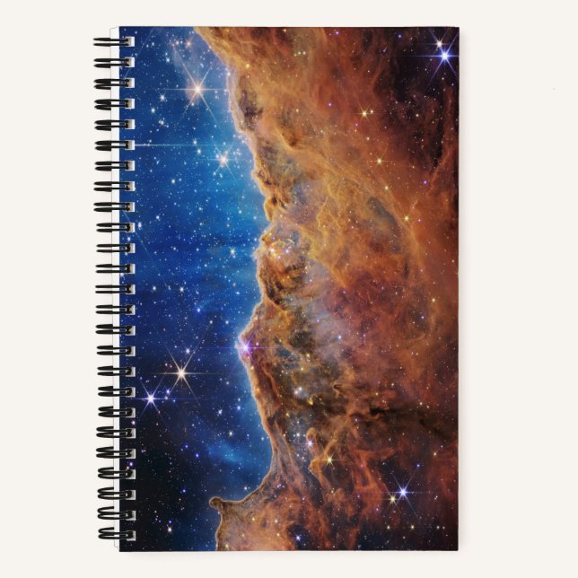 Cuaderno Acantilados cósmicos Telescopio web Carina Nebula  (Anverso)