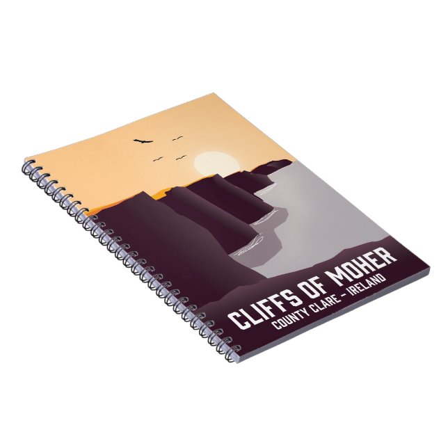 Cuaderno Acantilados de Moher Condado de Clare, Irlanda. (Lado Derecho)