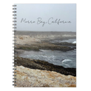 Cuaderno Acantilados del océano de Morro Bay California Fot