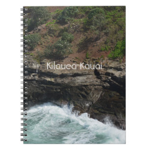 Cuaderno Acantilados en Kilauea Kauai Hawaii (mi fotografía