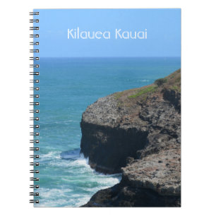 Cuaderno Acantilados Oceánicos Kilauea Kauai Hawaii (mi fot