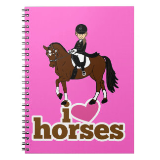 Cuaderno Accesorio para uso personalizado de caballos y con