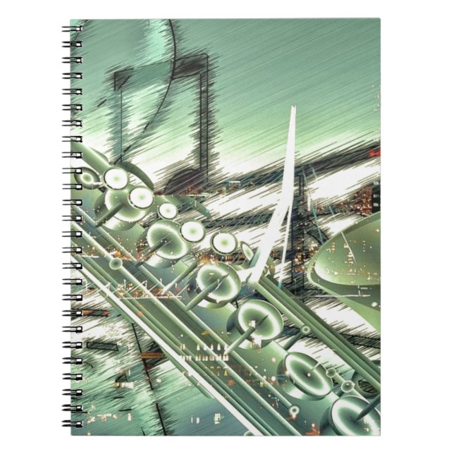 Cuaderno Accesorios de diseño de música saxofónica - person (Frente)