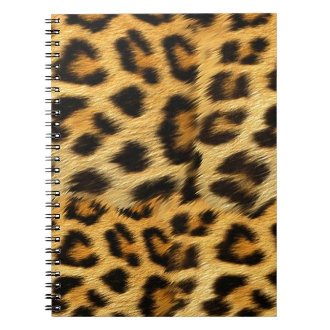 Cuaderno Accesorios de impresión de piel de leopardo realis (Frente)