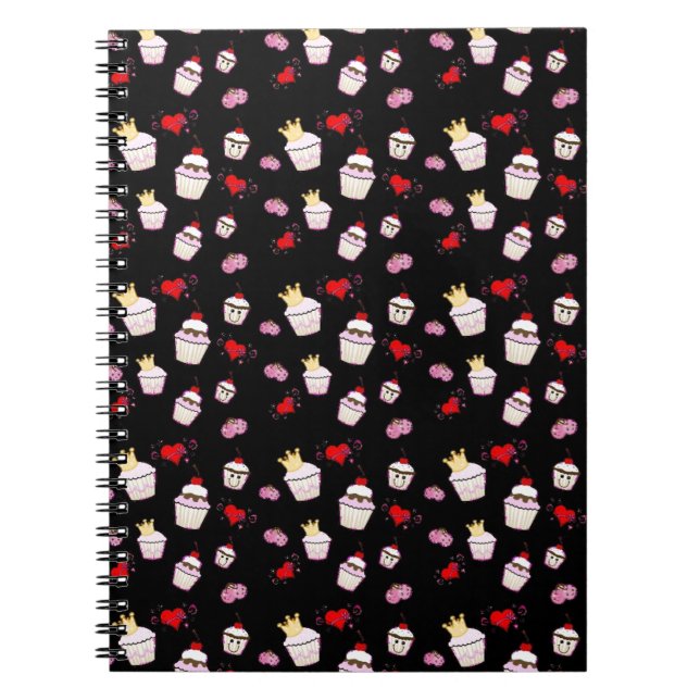Cuaderno Accesorios de Kawaii Cupcakes (Frente)