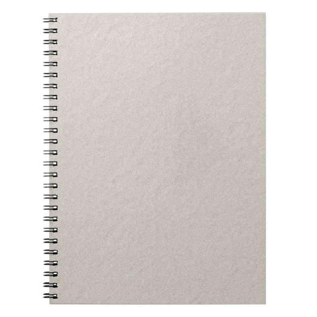 Cuaderno Accesorios de papel de textura beige que se pueden (Frente)