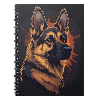 Cuaderno 🐕 Accesorios de Pastor Alemán para Amantes de Per