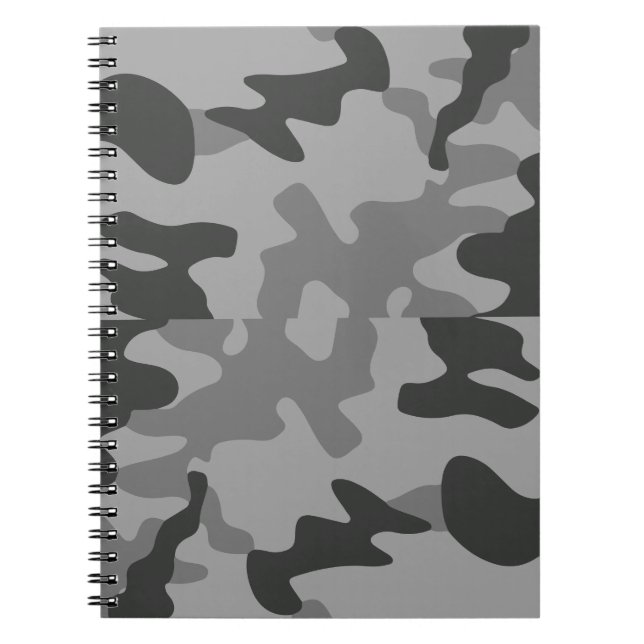 Cuaderno Accesorios para gris de camuflaje (Frente)
