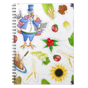 Cuaderno acción de gracias divertida