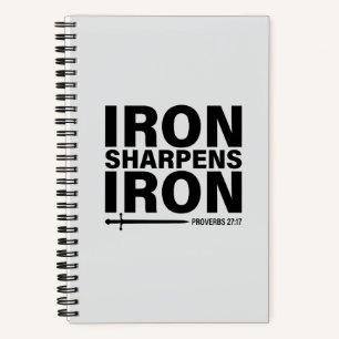 Cuaderno Accionador de hierro Espiral gris de 5,5" x 8,5"