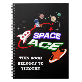 Cuaderno Ace espacial | Planetas | Estrellas | Cohetes | ed