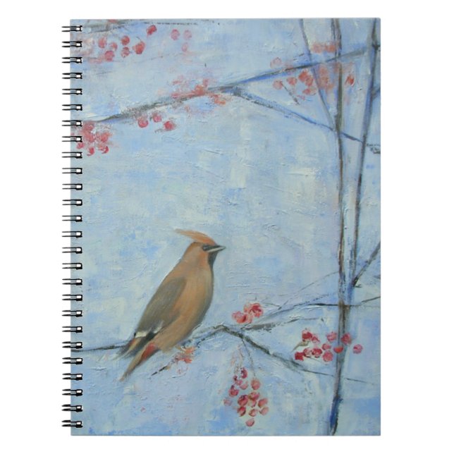 Cuaderno Aceite del Waxwing 2013 en lona (Frente)